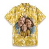 Personalized Photo Beach Hawaiian Shirt Custom Photo For Funny Vacation Trip Holiday Shirt - The Palmix